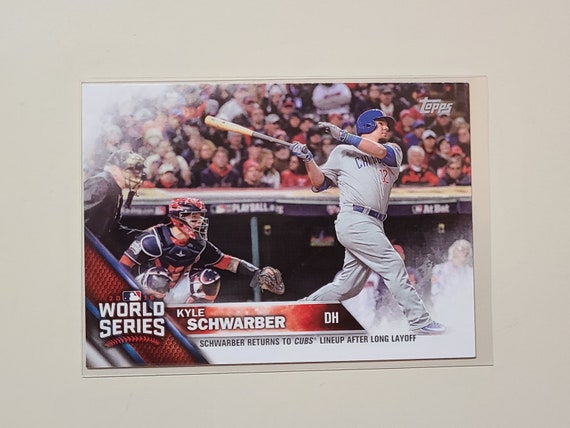 2016 Topps Kyle Schwarber World Series RC Rookie Baseball Card 