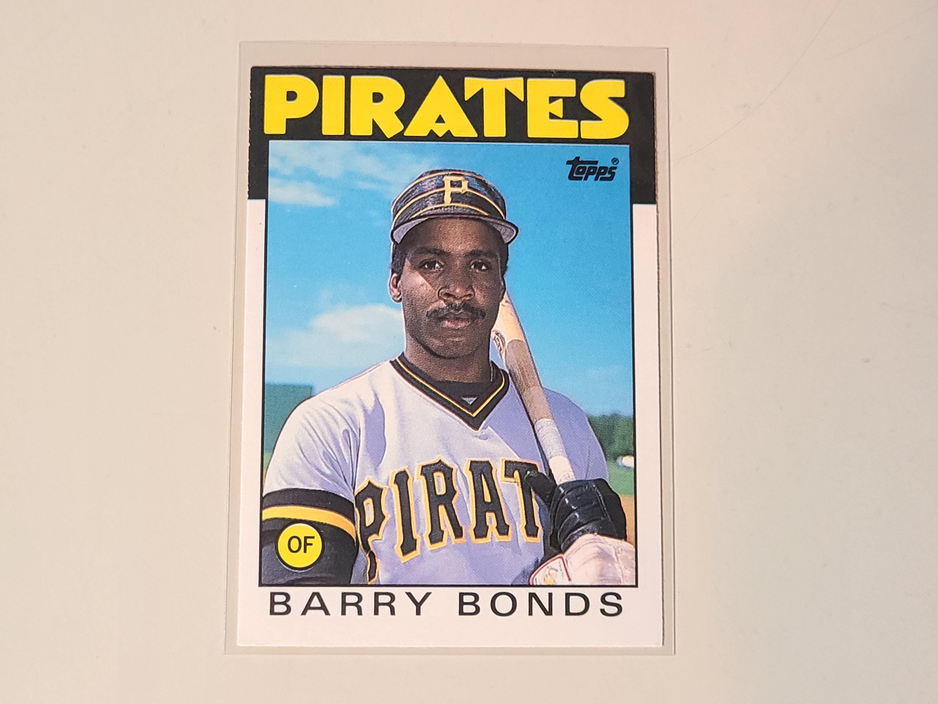 Barry Bonds 1986 Topps Traded XRC RC Rookie Baseball Card