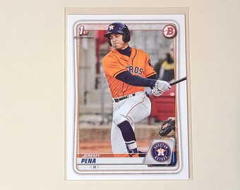 Jeremy Pena 2020 Bowman Prospect RC Rookie Baseball Card