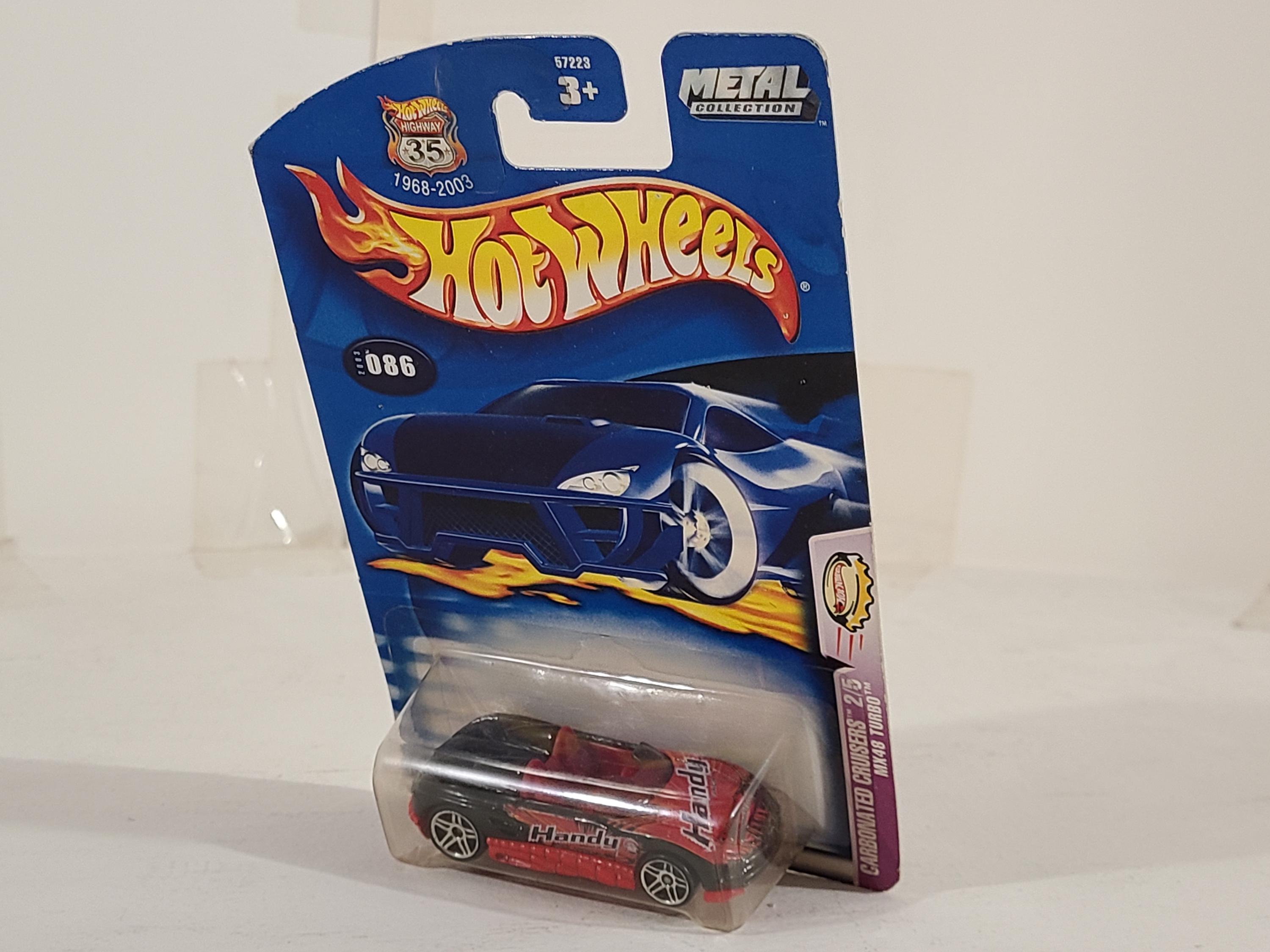 メルピヨ MX48 Turbo 2003 Carbonated Cruisers Hot Wheels Car (brand New