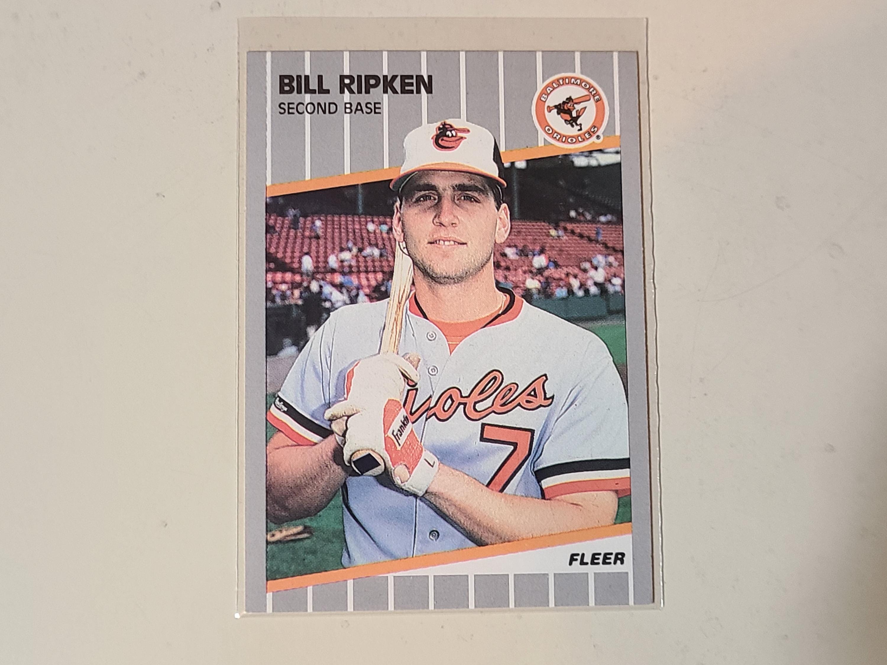 1989 Fleer Bill Billy Ripken Error Black Box Baseball Card - Etsy