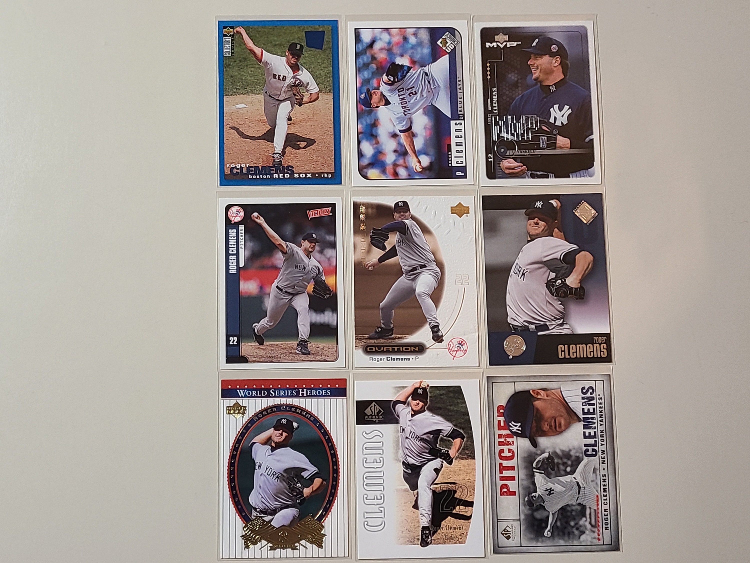 Topps Roger Clemens Baseball Sports Trading Cards Accessories