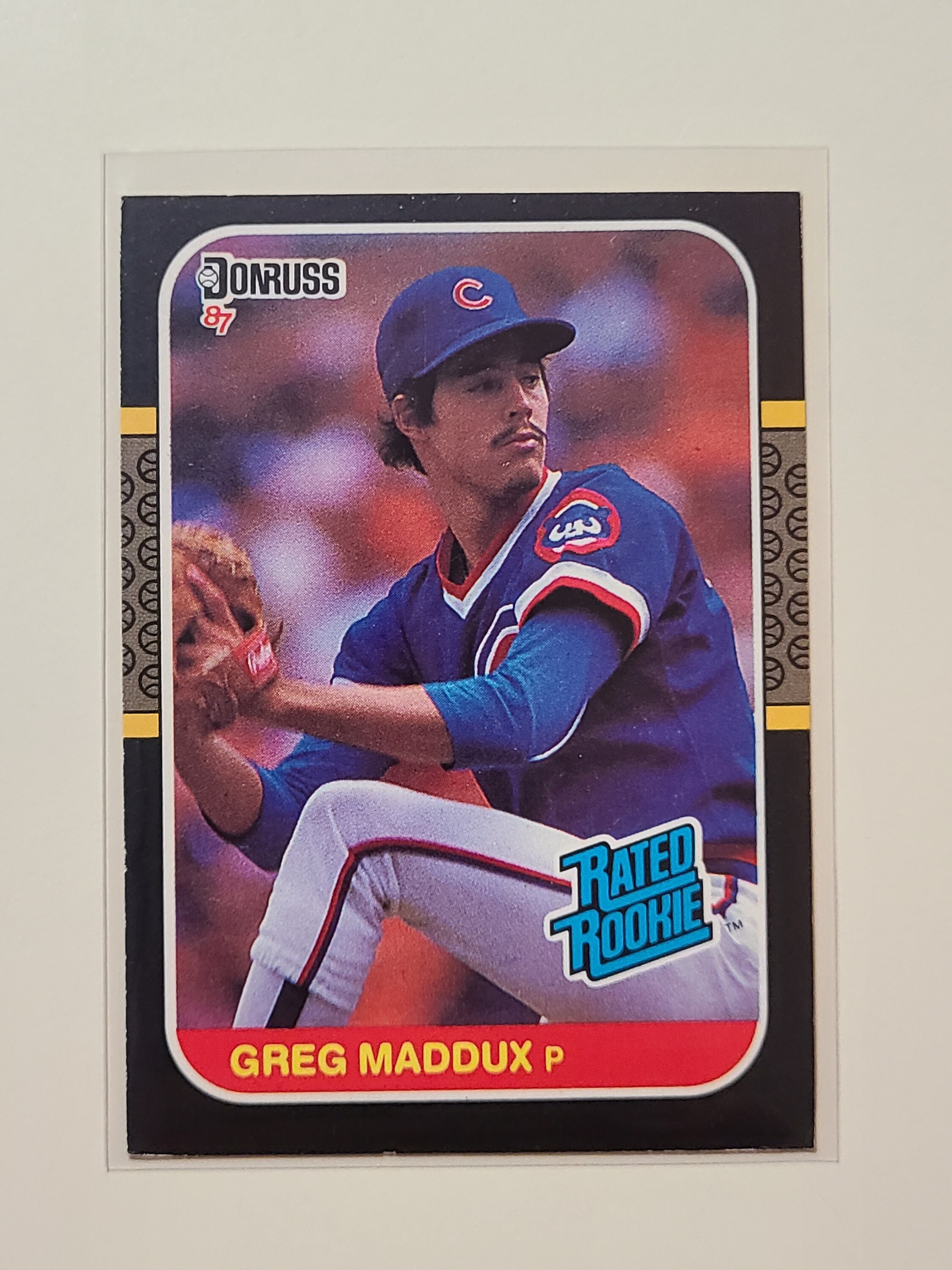 1987 Donruss Greg Maddux RC Rookie Baseball Card - Etsy