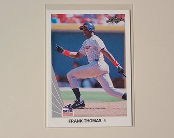 1990 Leaf Frank Thomas RC Rookie Baseball Card