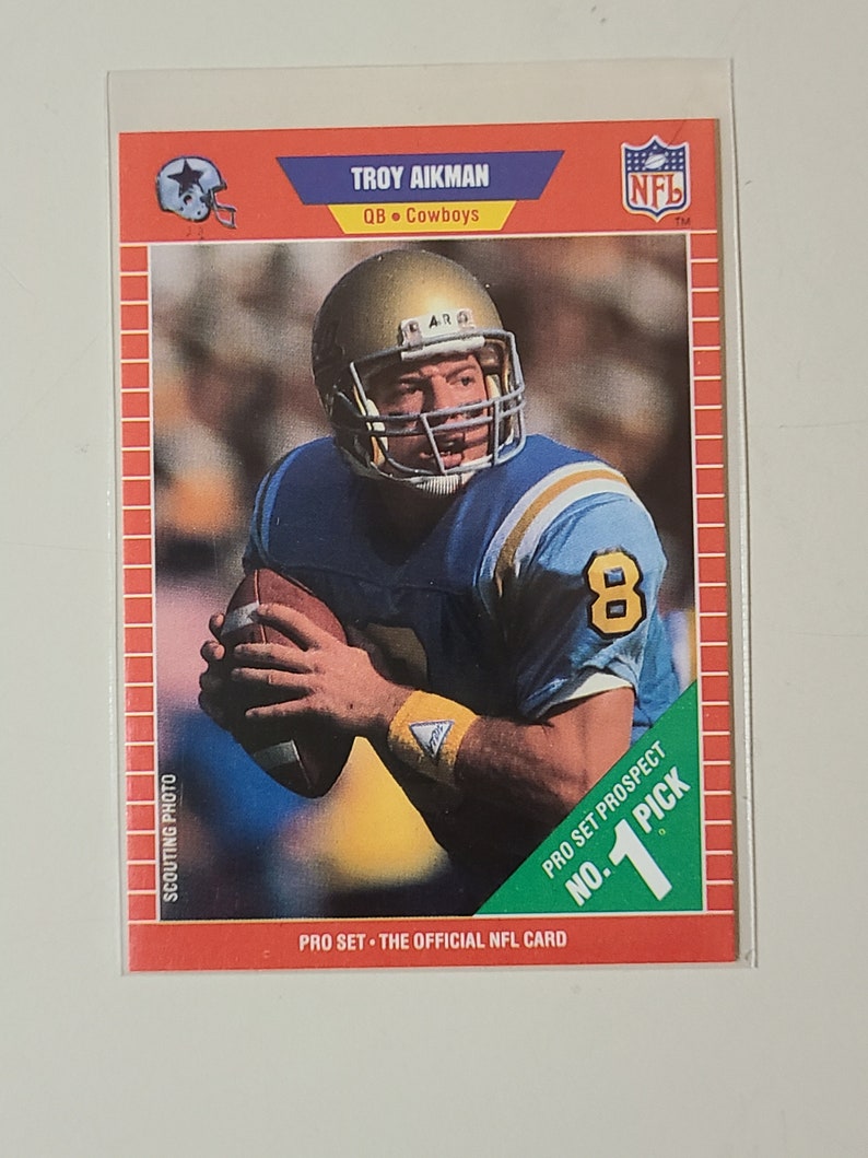 1989 Pro Set Troy Aikman Rookie Card Value