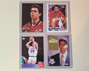Tom Gugliotta 4 Basketball Card Lot of 1992/93 Rookies, Topps, Upper Deck, Skybox