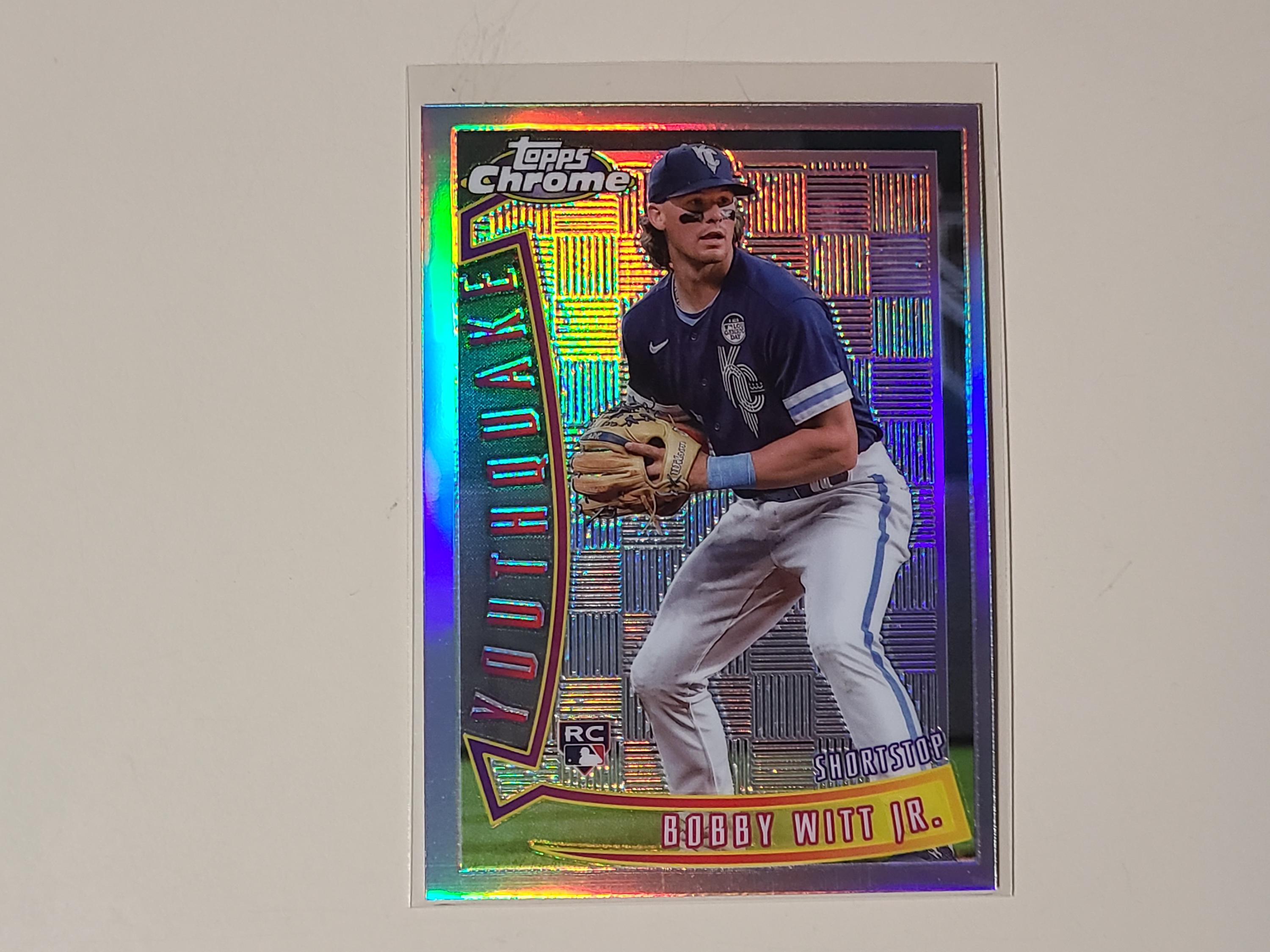 Bobby Witt Jr. 2022 Topps Chrome Youthquake RC Rookie Baseball 