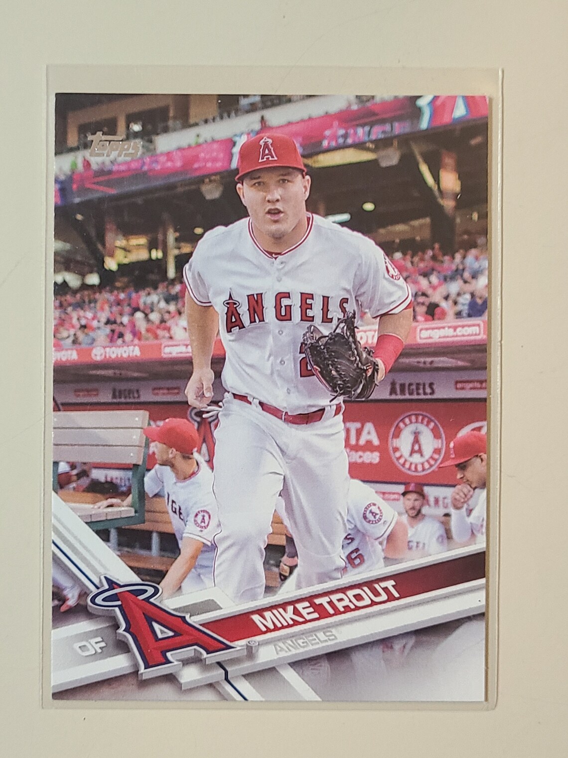 2017 Topps Mike Trout Baseball Card Etsy