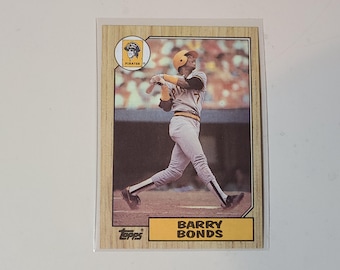 1987 Topps Barry Bonds RC Rookie Baseball Card