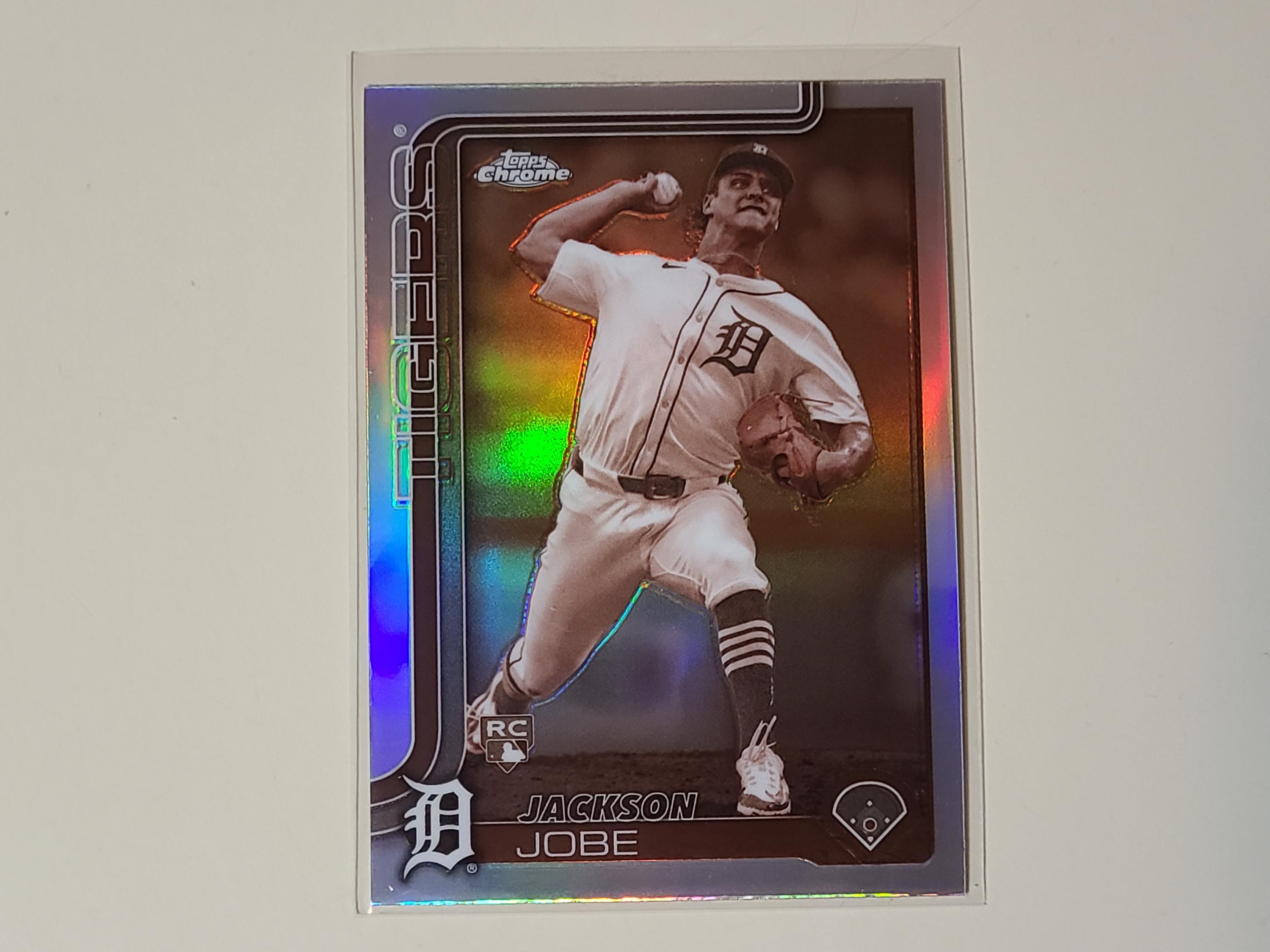 Jackson Jobe 2025 Topps Chrome Sepia Refractor RC Rookie Baseball 