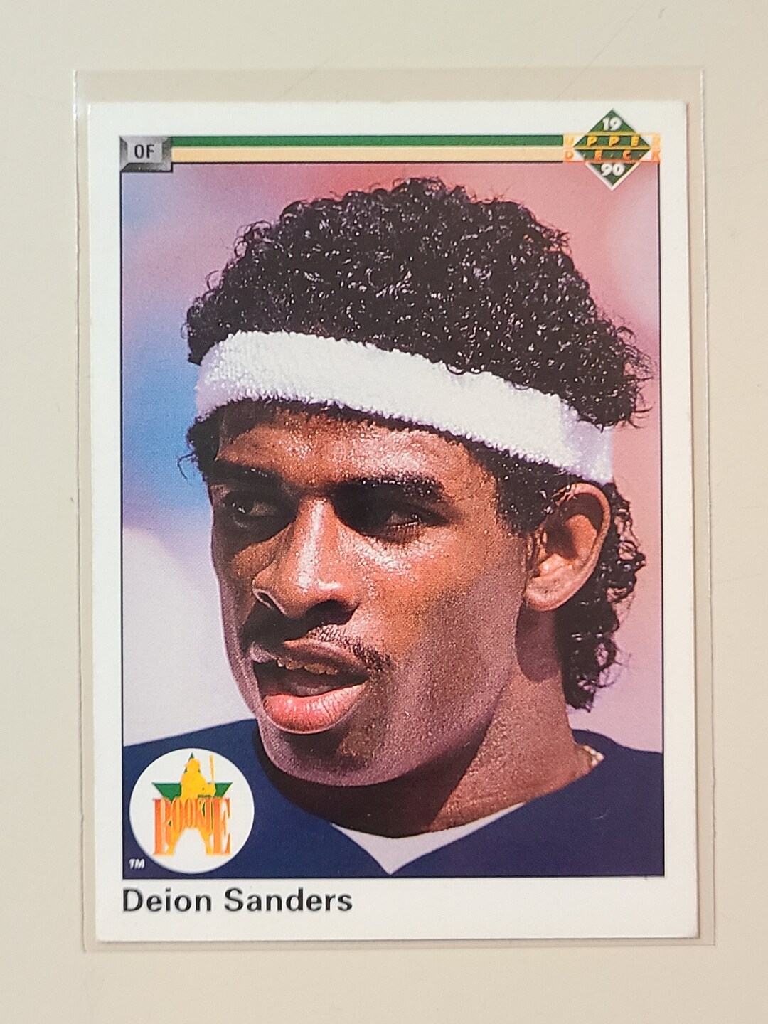 1990 Upper Deck Deion Sanders 2nd Year Baseball Card Etsy