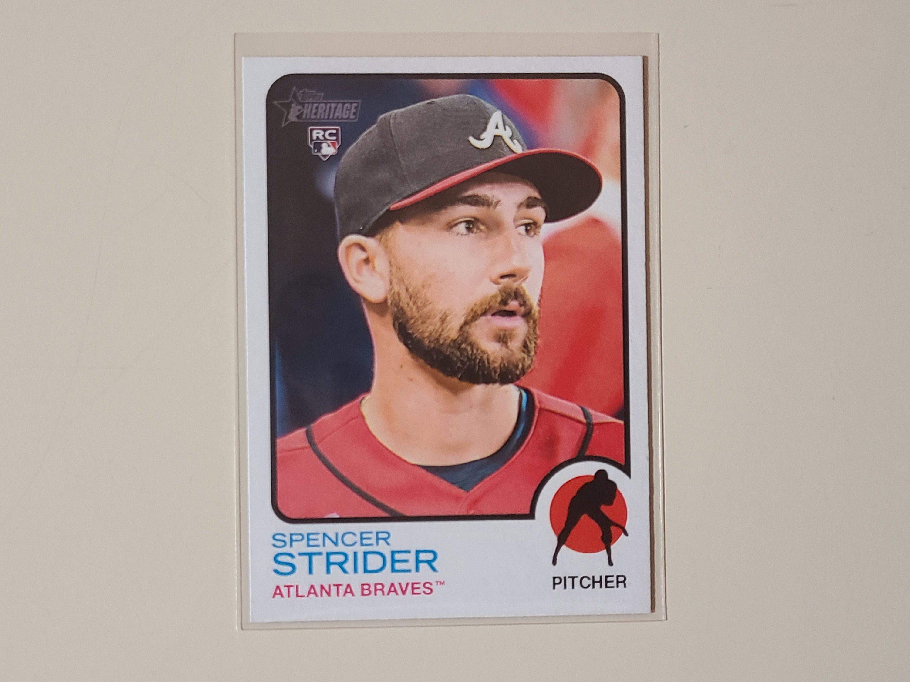 2022 Spencer Strider Mustache Rookie Year Atlanta Braves Unopened