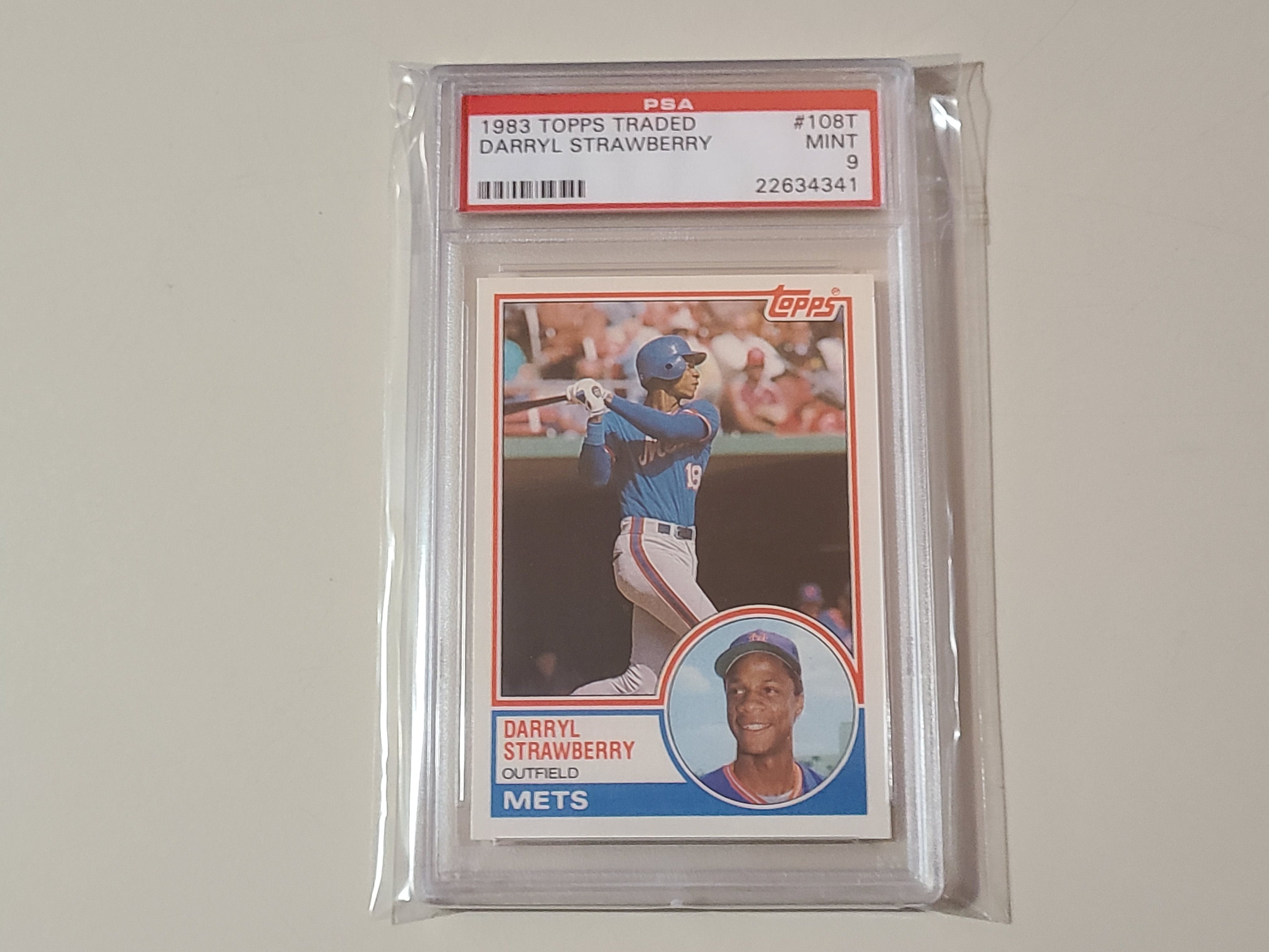 Darryl Strawberry 1983 Topps Traded XRC RC Rookie Baseball Card