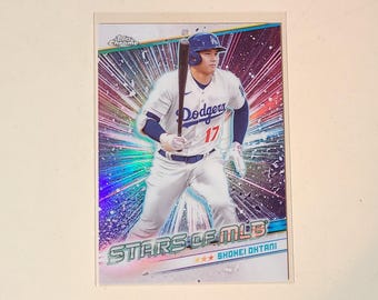 Shohei Ohtani 2024 Topps Chrome Stars of the MLB Dodgers Baseball Card
