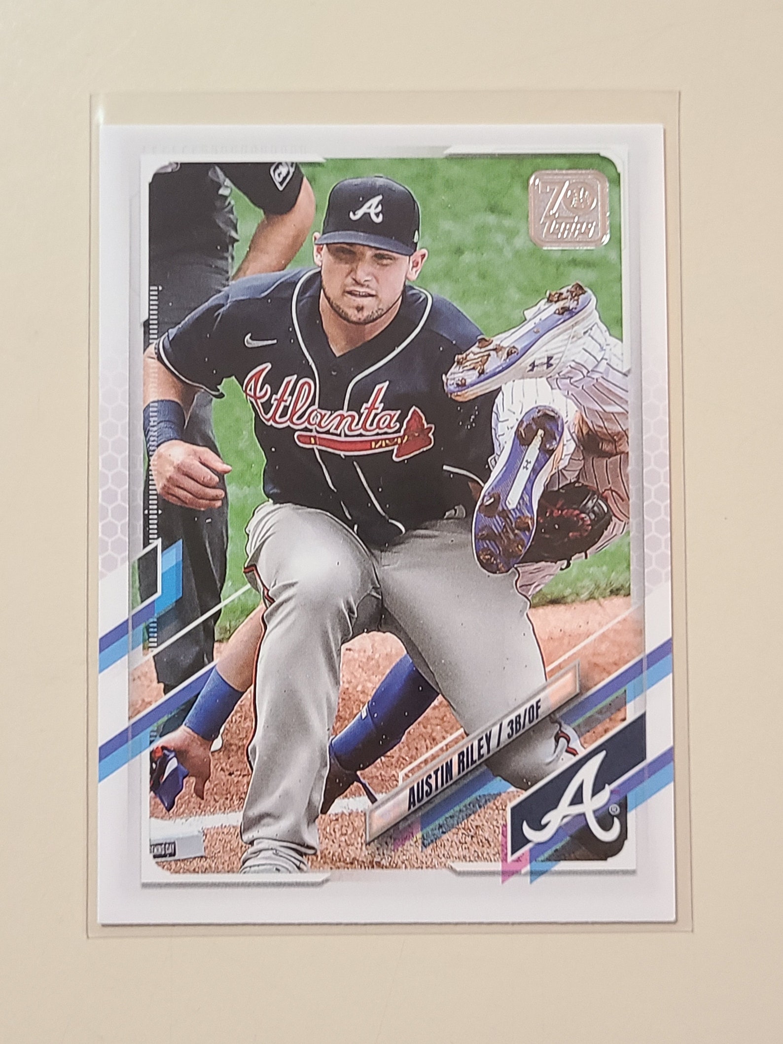 2021 Topps Austin Riley Baseball Card Etsy