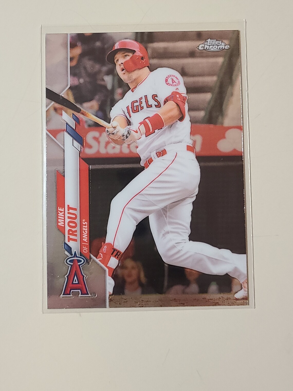 Topps Chrome Mike Trout Baseball Card 2020 Etsy