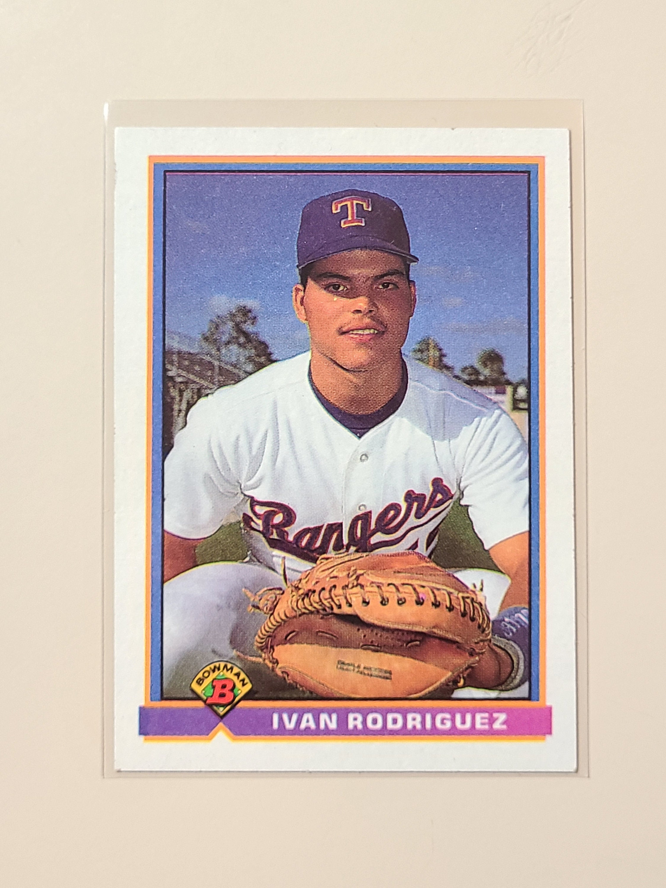 1991 Bowman Ivan pudge Rodriguez RC Rookie - Etsy Israel
