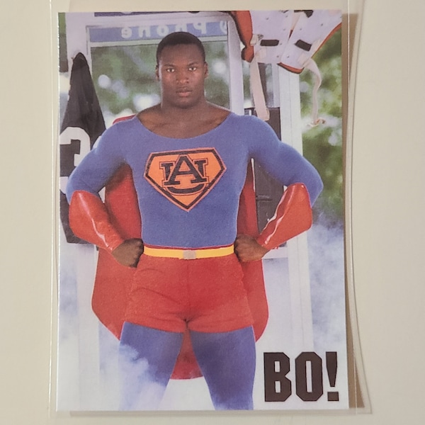 1991 (Broder/Promo Card) Super Bo Jackson Football/Baseball Card