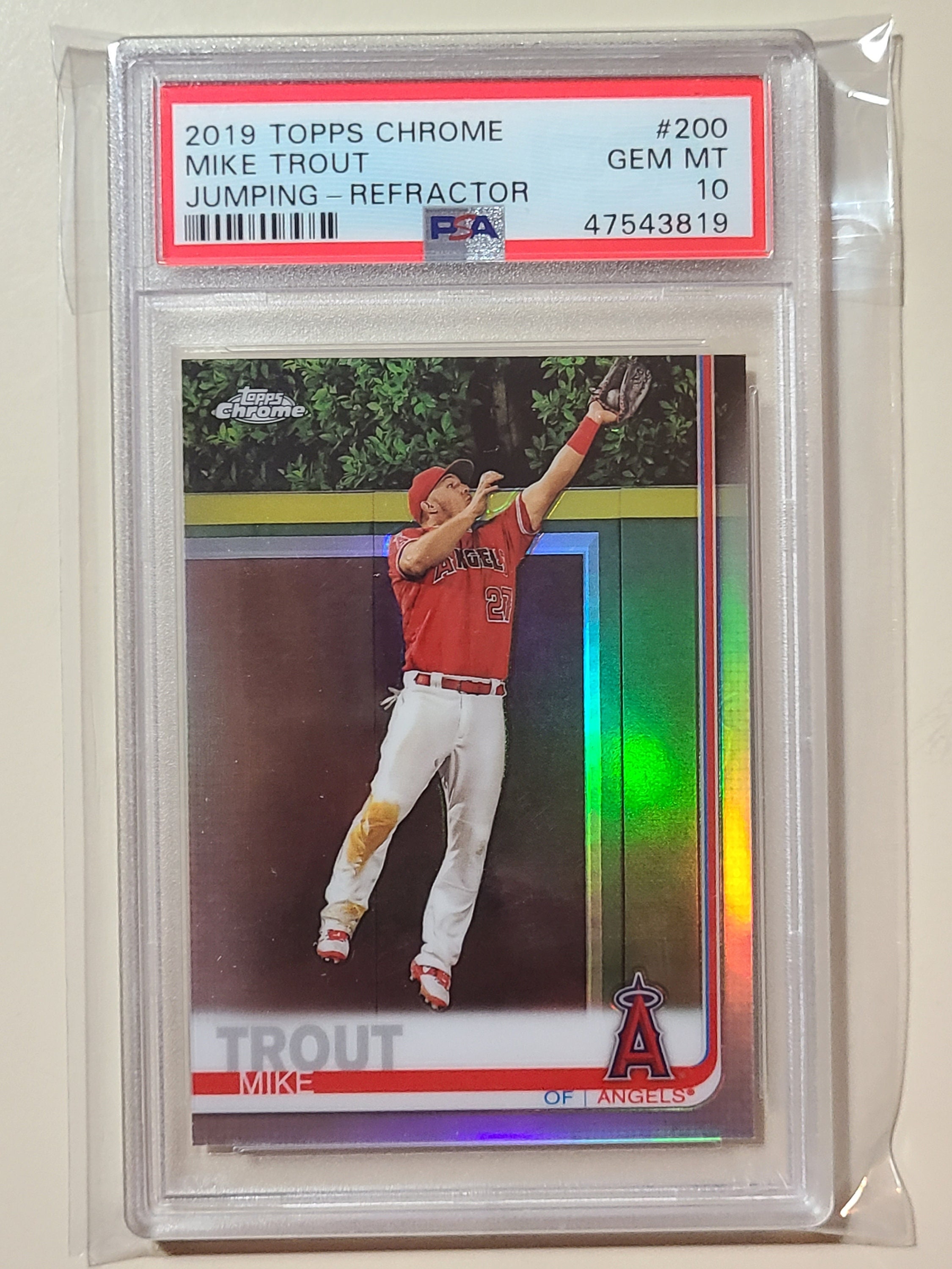  2018 Topps Tier One Relics #T1R-MS Mike Trout Game Worn Angels  Jersey Baseball Card - White Jersey Swatch - Only 400 made! : Collectibles  & Fine Art