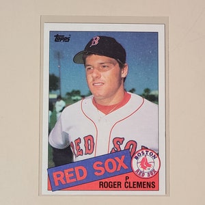 1985 Topps Roger Clemens RC Rookie Baseball Card