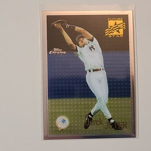 1996 Topps Chrome Derek Jeter Future Star Baseball Card