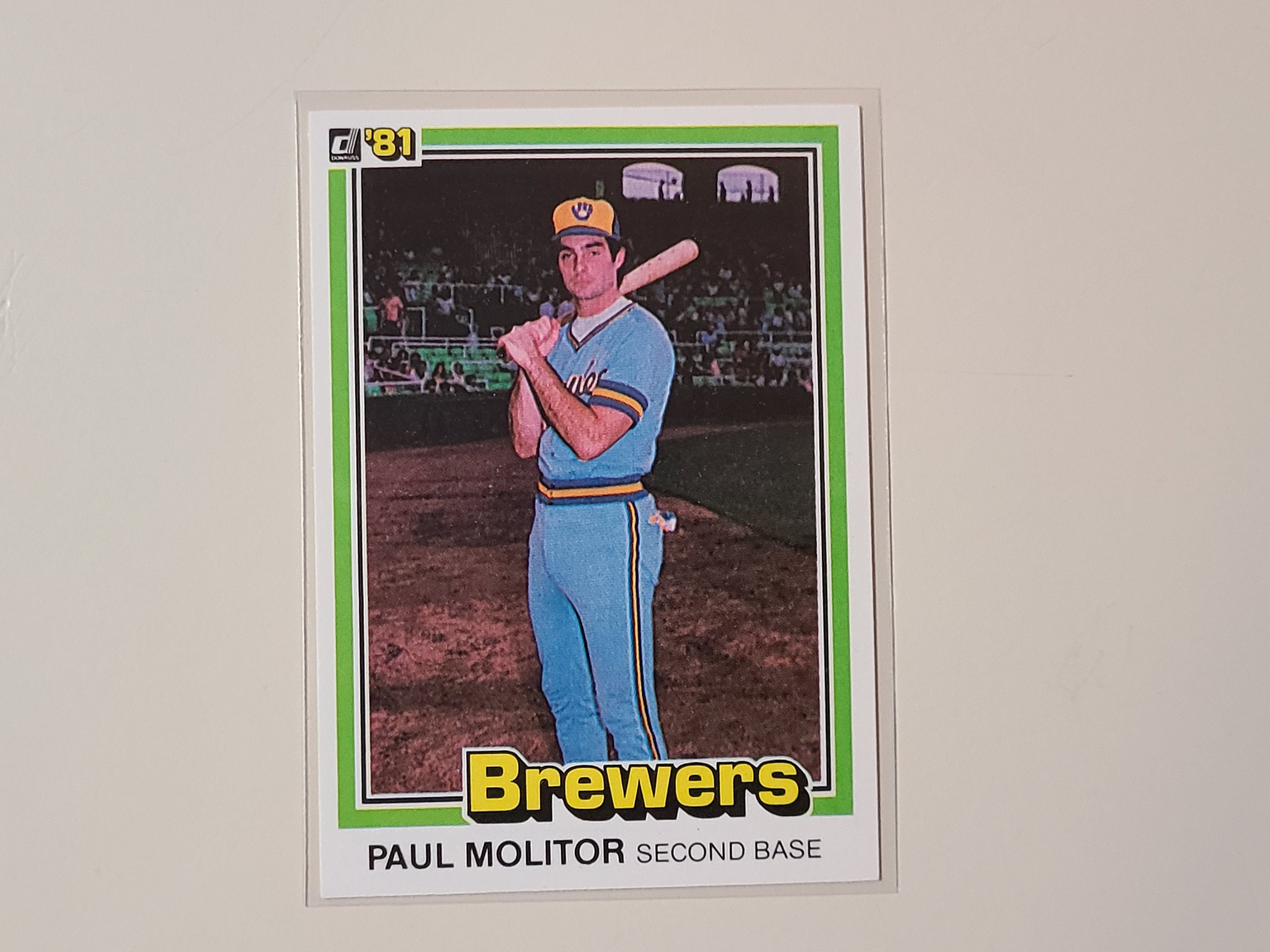 1979 Topps #24 Paul Molitor Milwaukee Brewers Baseball Card NM