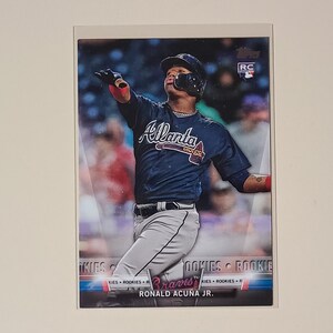 Ronald Acuna 2018 Topps Rookies RC Rookie Baseball Card