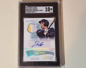 2017 Panini Immaculate Collection Baseball - George Springer - Autographed Rookie Card No TWS-GS - #'d 22/25 - B&G / SP - Mint Rare Star Gem - Etsy 2017 Panini Immaculate Collection Baseball - George Springer - Autographed Rookie Card No TWS-GS - #'d 22/25 - B&G / SP - Mint Rare Star Gem - Etsy