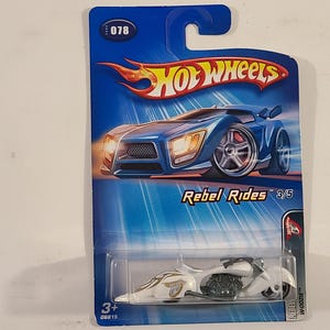 W-Oozie 2005 Rebel Rides Hot Wheels motorcycle (Brand New & Sealed) cardboard not mint