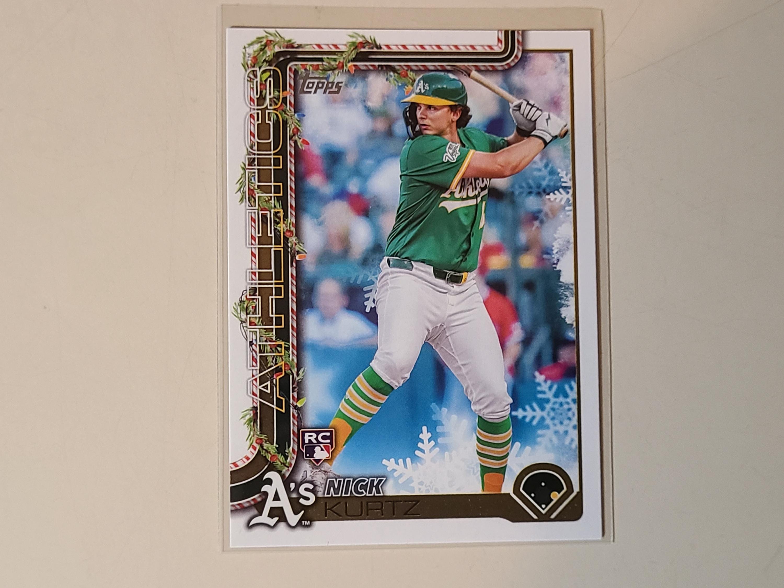 Nick Kurtz 2025 Topps Holiday RC Rookie Baseball Card - Etsy