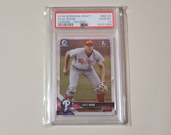 Alec Bohm 2018 Bowman Chrome 1st Prospect Rookie Baseball Card