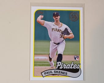 Paul Skenes 2024 Topps 35th Anniversary 1989 RC Rookie Baseball Card