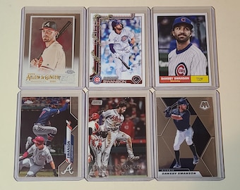 Dansby Swanson 6 Baseball Card lot Topps Chrome Platinum, Topps Chrome, Panini Mosaic