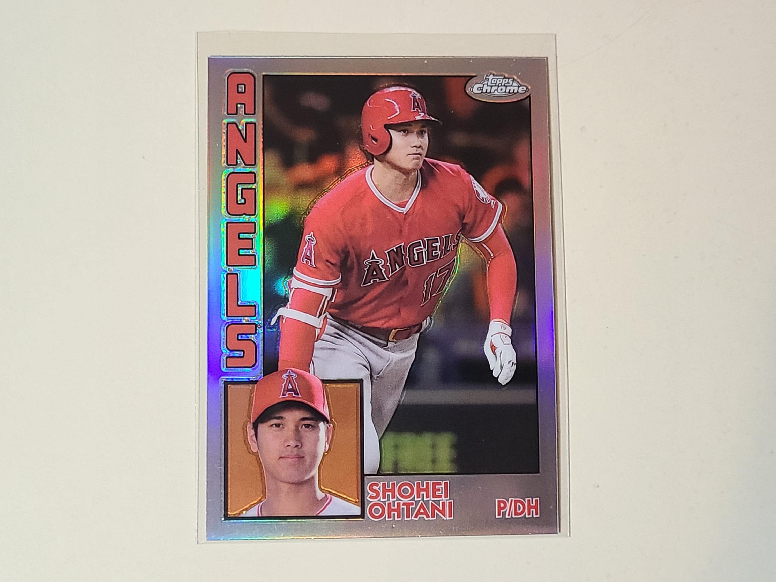 Shohei Ohtani 2019 Topps Chrome 35th Anniversary 1984 Insert