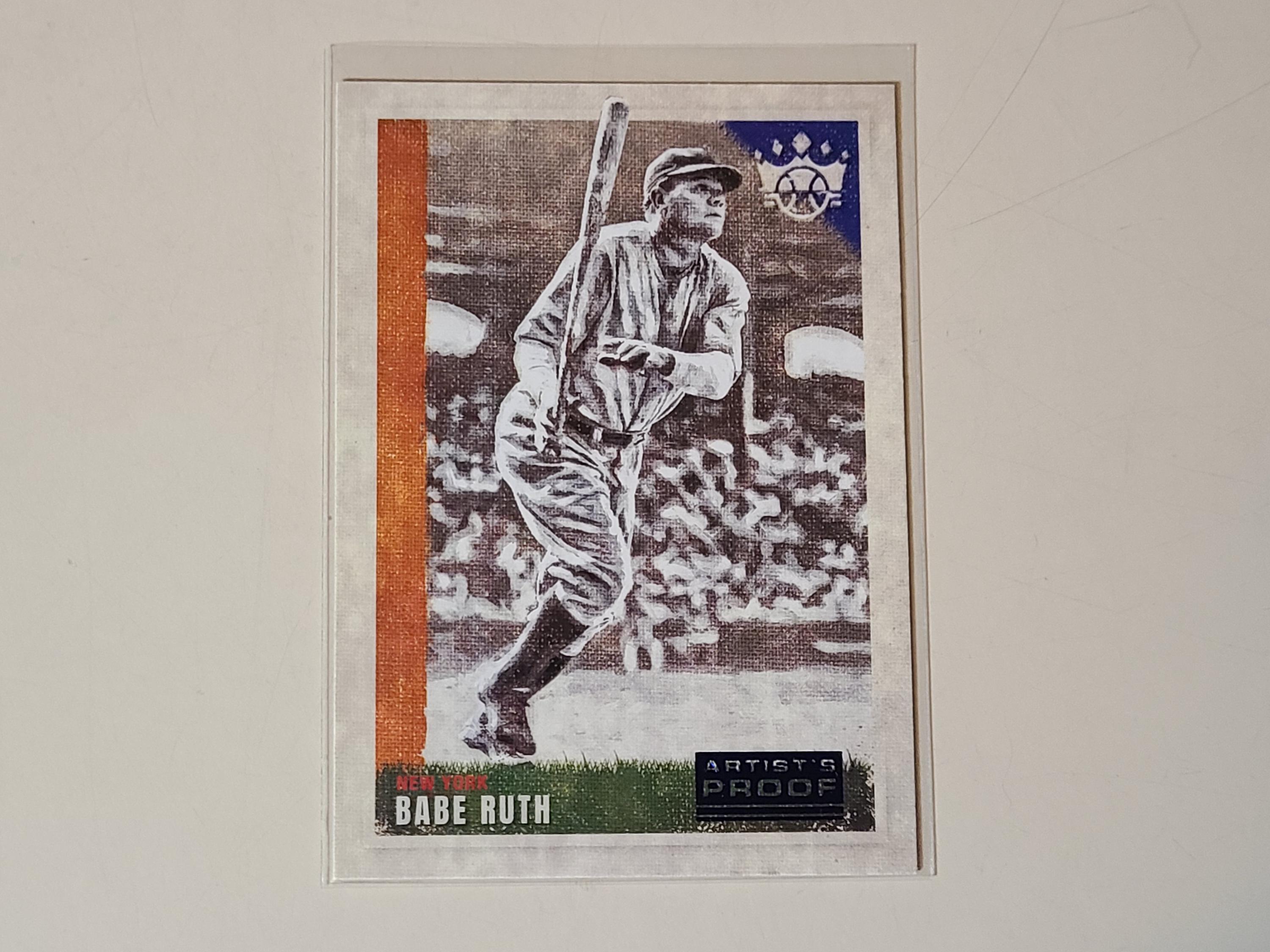 Babe Ruth Blue Card - Etsy