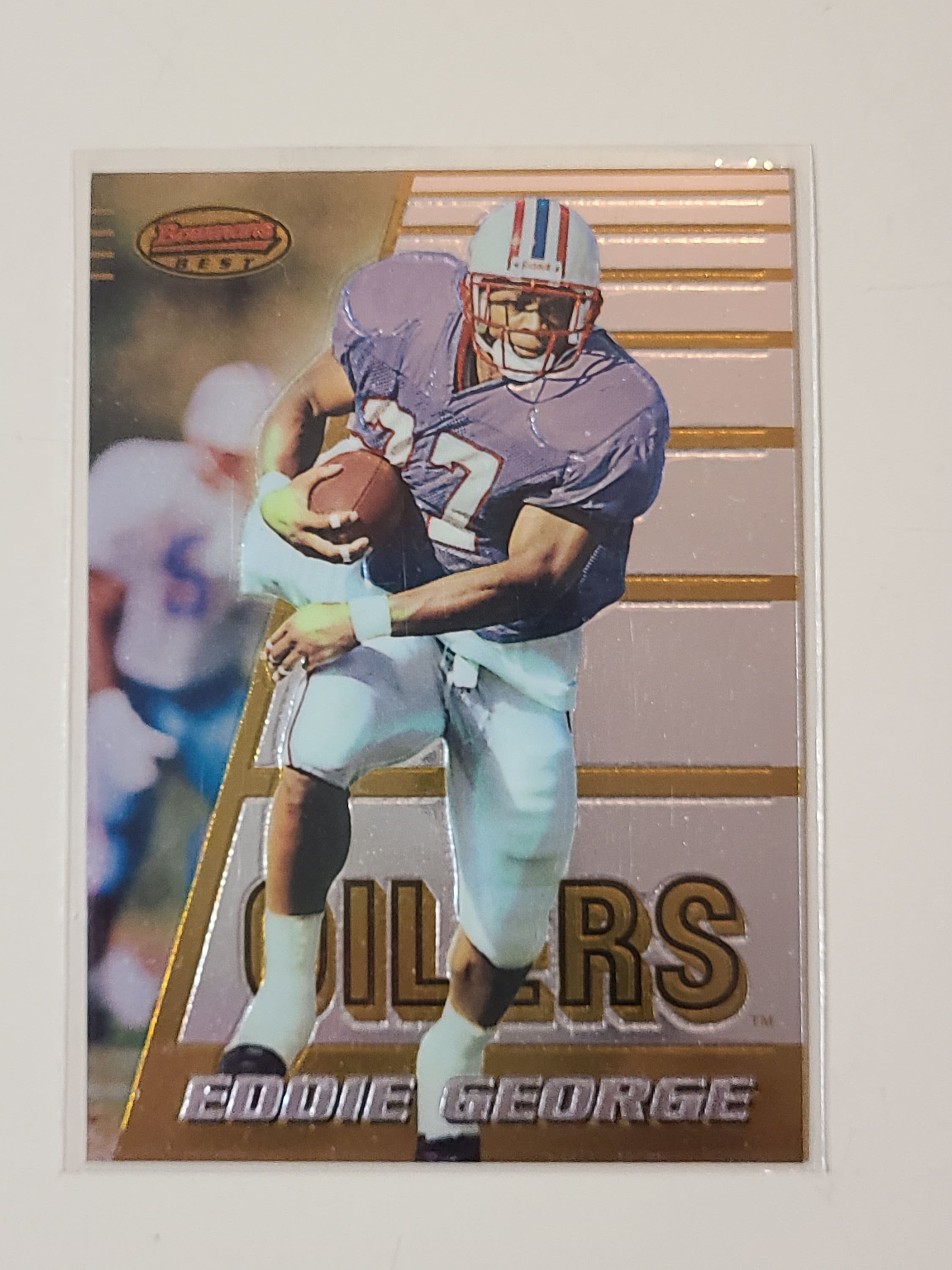 1996 Bowman s Best Eddie George RC Rookie Football Card Etsy
