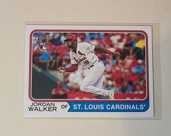 Jordan Walker 2023 Topps Chrome Aqua Lava /199 Rookie Trading Card