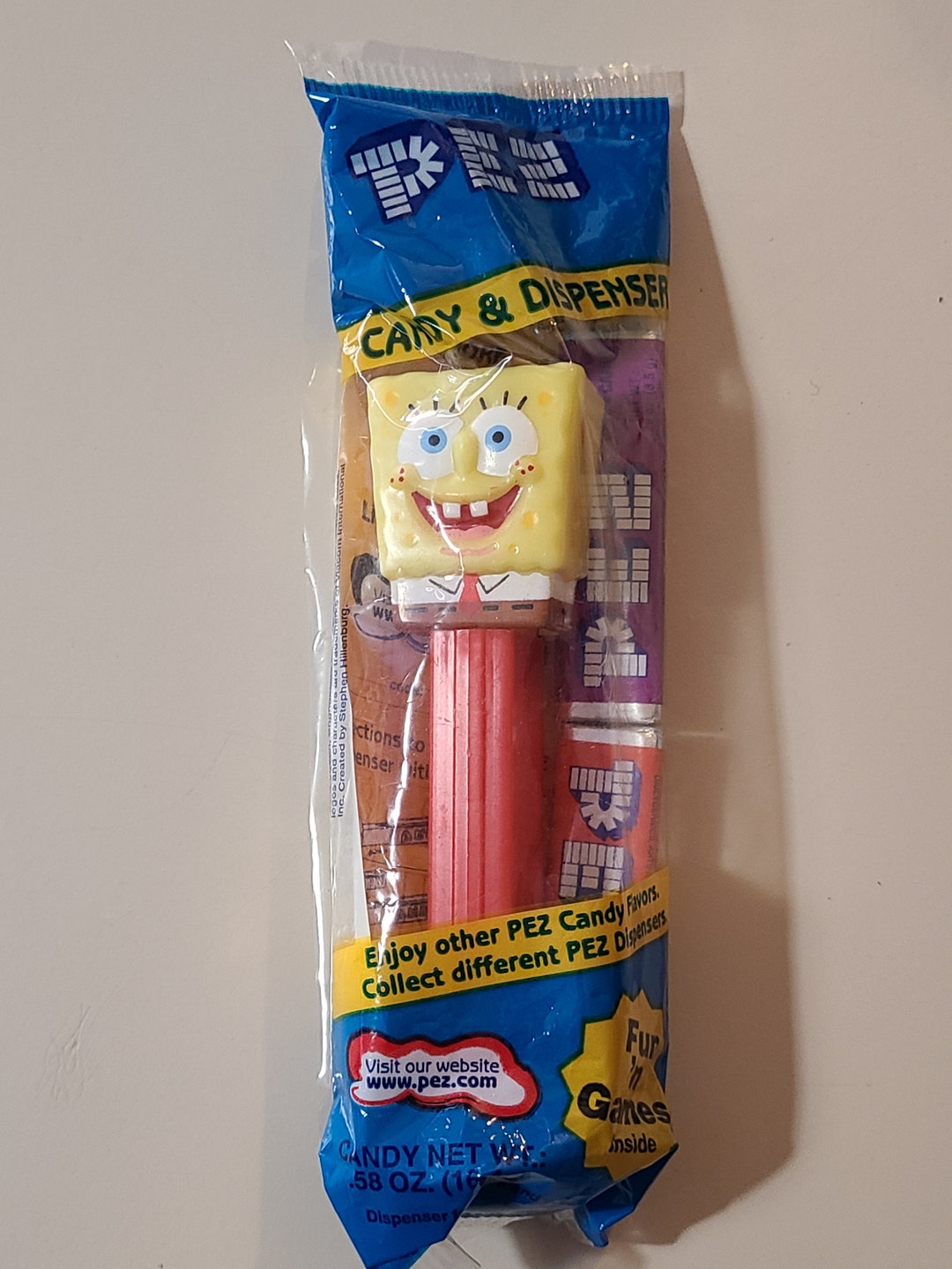 SpongeBob SquarePants PEZ Candy Packs: 12-Piece Display