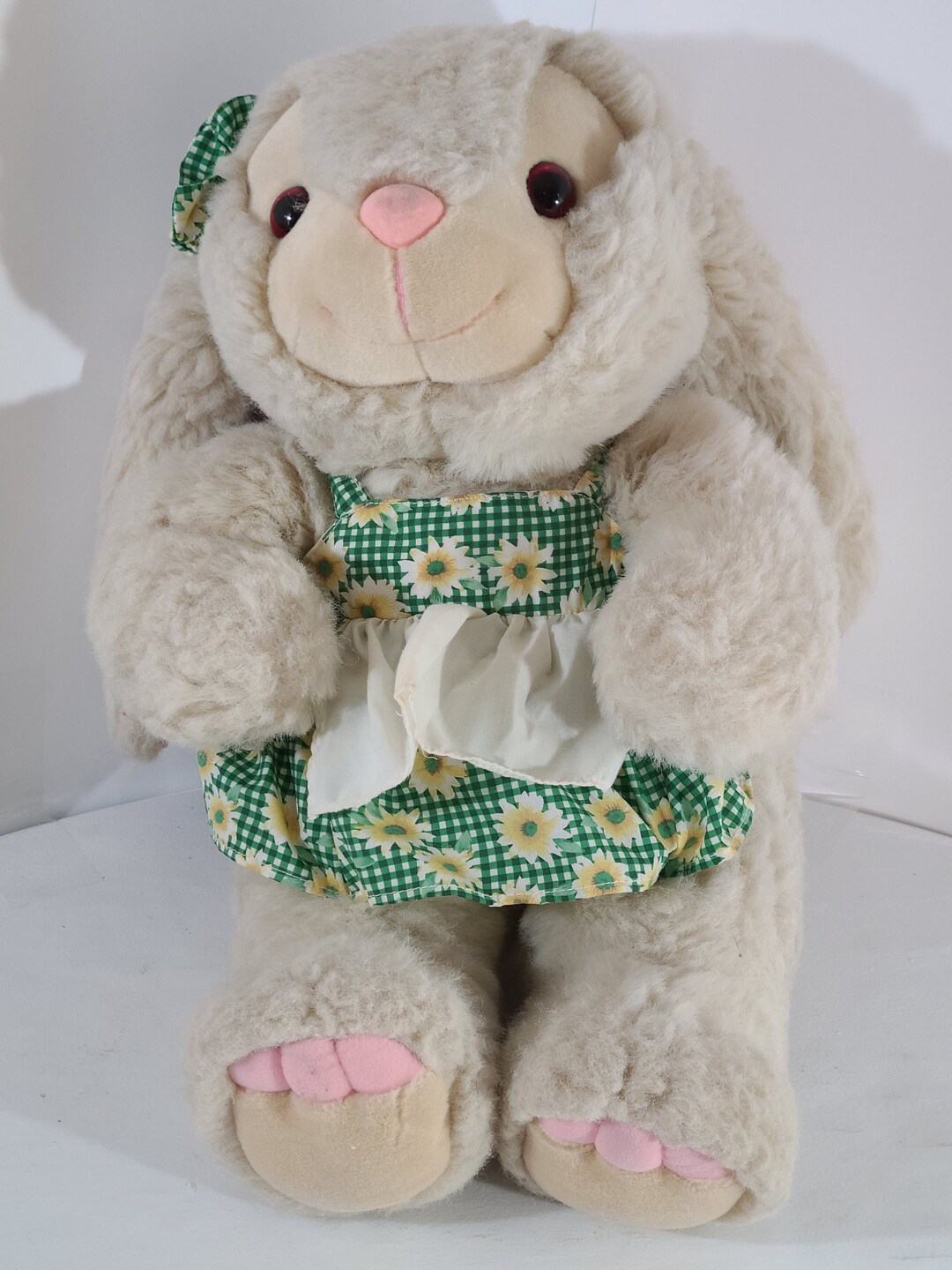 21 Inch Plush Stuffed Easter Bunny Doll, Made by Jcpenney, Good