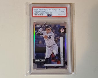 Aaron Judge 2024 Topps NSCC Silver Pack Baseball Card graded PSA 9 Mint