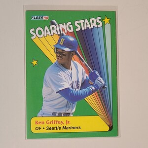 Ken Griffey Jr. 1990 Fleer Soaring Stars 2nd year Baseball Card