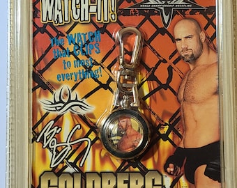 Watch-It! WCW Goldberg Clip Watch, Brand New & Sealed, benötigt eine neue Batterie