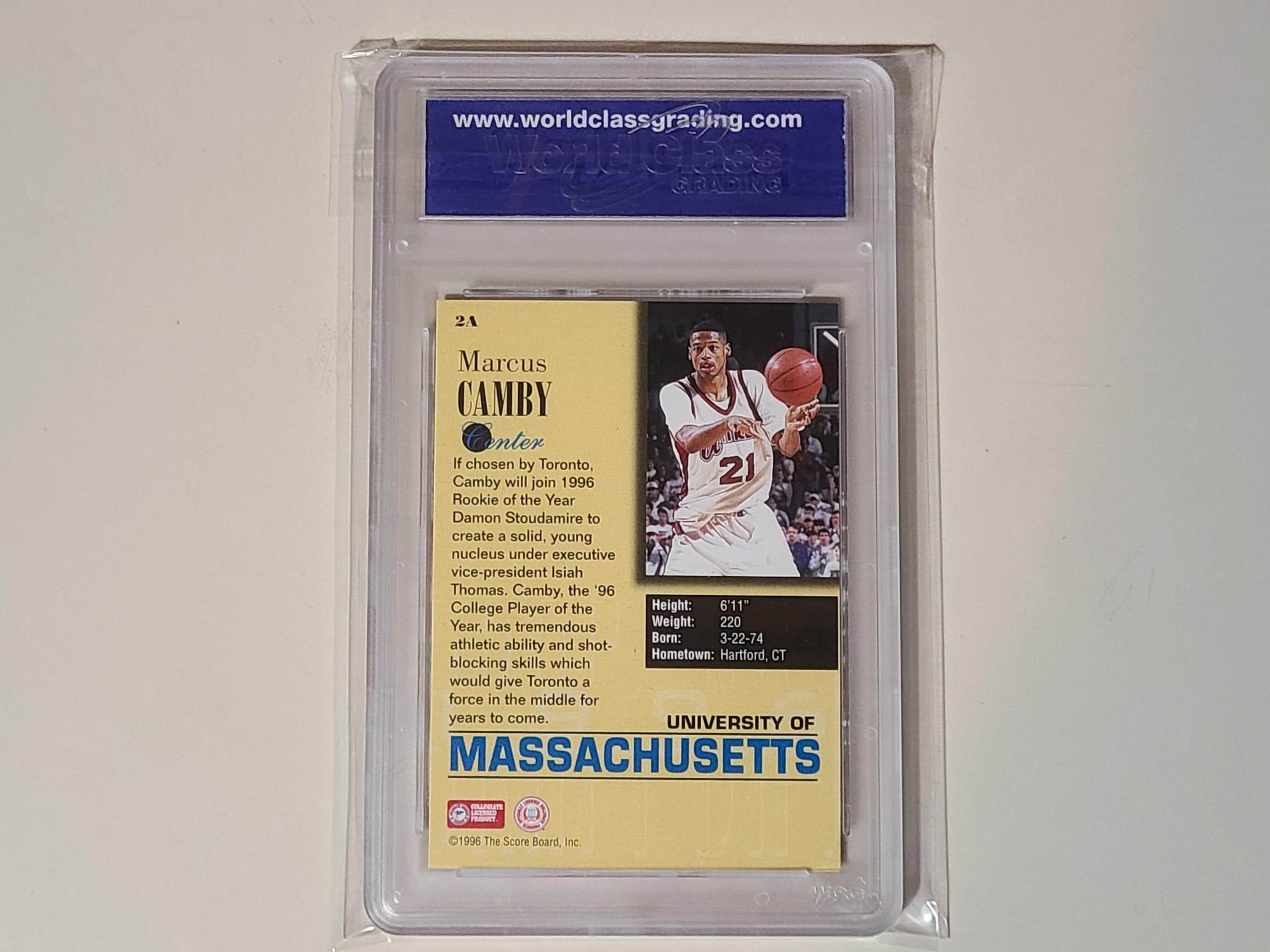 Marcus Camby 1996 Score Board Draft Day Rookie Basketball Card 