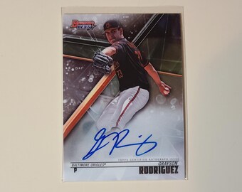 Grayson Rodriguez 2018 Bowman's Best Prospect RC Rookie AUTO Autograph Baseball Card