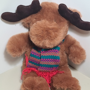 21 inch plush stuffed 1997 Winter Moose doll, good condition
