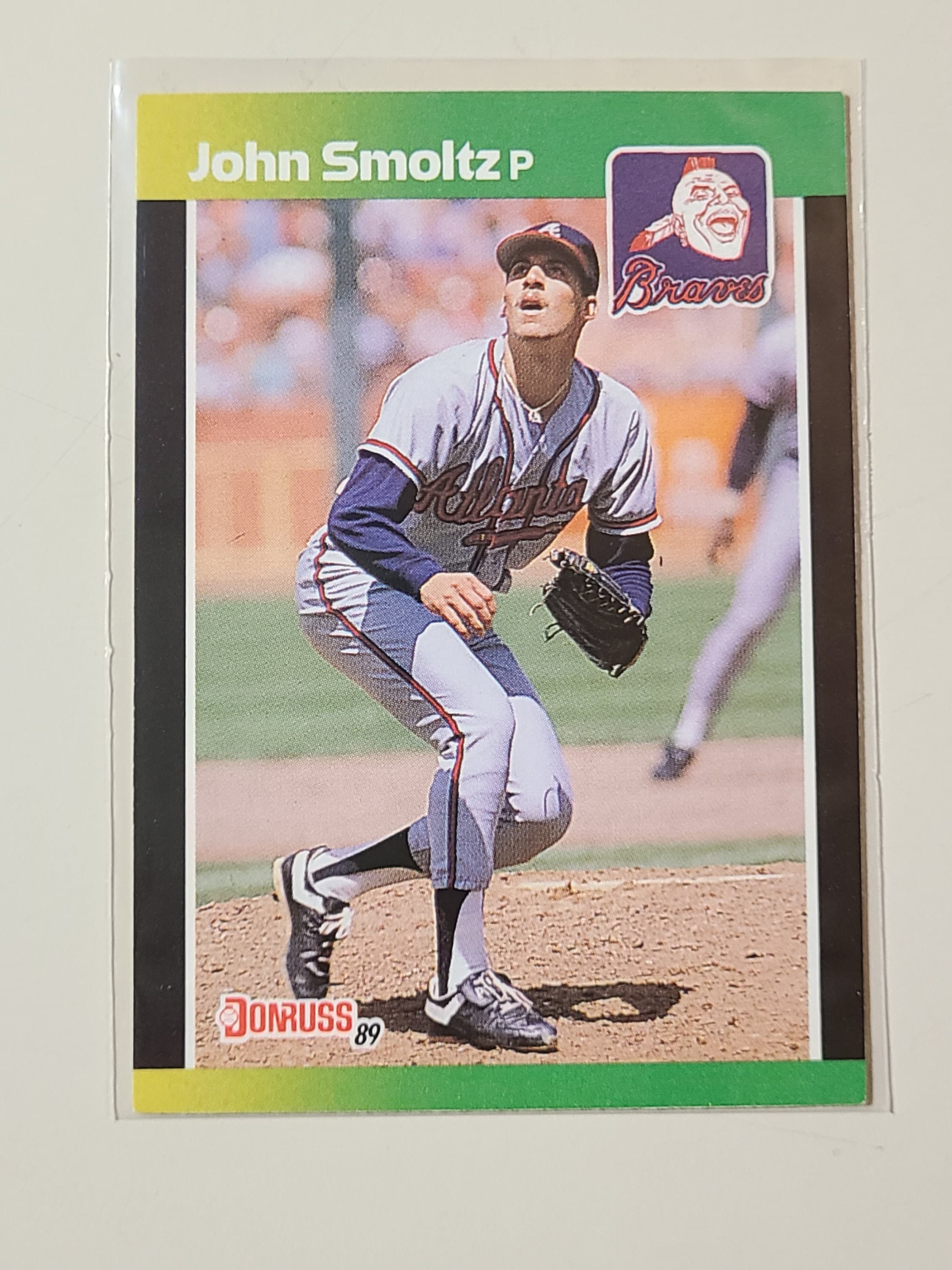 John Smoltz 1989 Donruss Baseball's Best RC Rookie Baseball Card