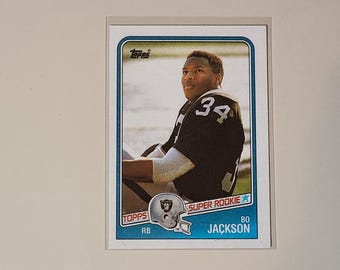 1988 Topps Bo Jackson RC Rookie Football Card