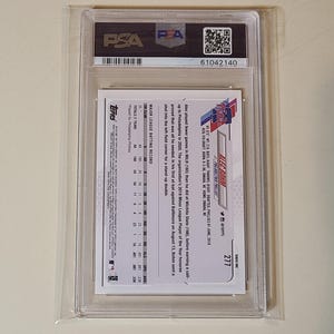 2021 Topps Alec Bohm RC Rookie Baseball Card graded PSA 10 Gem Mint image 2