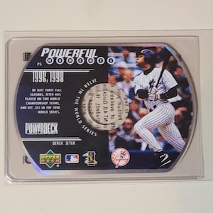 Derek Jeter 1999 Upper Deck Powerdeck Powerful Moments CD Rom Baseball Card