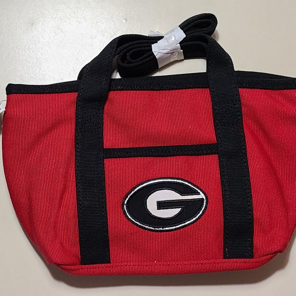 Collection collégiale: Georgia Bulldogs 10 pouces petit sac à bandoulière sac à bandoulière (NOUVEAU)